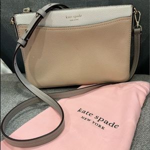NWOT Kate Spade color block crossbody with dust bag